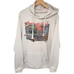 Street Fighter II Capcom GET READY TO RUMBLE! Milltex Hoodie Men's Extra Large
